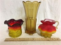 Vintage Glass (Amberina)