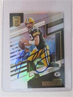 AARON RODGERS SIGNED SPORTS CARD WITH COA