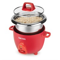 AROMA 6-Cup 1.2Qt. S. Rice & Grain Cooker