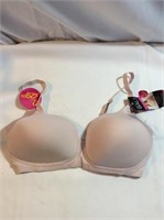 Size 38DD light pink bra