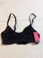 Size 32B lace black bra