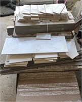 Huge Lot of White Ceramic Tiles