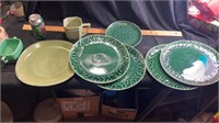 Green dishware