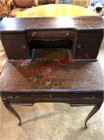 Antique Desk, Bottom Drawer will not open with