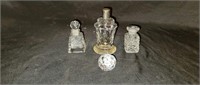 Antique Cut Crystal & Pressed Glass Perfumes