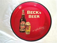 Beck's Beer Serving Tray 13"