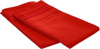 SM2797  Comfort King Pillowcases, 2-Piece, Red