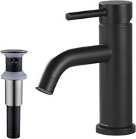 B7986 Black One-Handle Bathroom Faucet 1.2 GPM