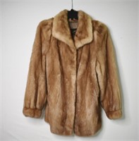 Vintage Short (Below Waist) Mink Fur Coat Small