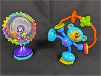 (2) Stick and Spin Toys [Sassy & Infantino]