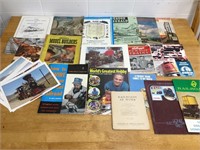 Large Lot of Assorted Railroad Paper Items