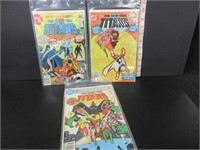 DC THE NEW TEEN TITANS#1,#2,#3 COMIC BOOKS