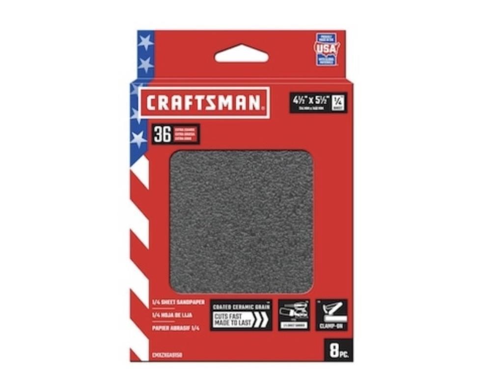 CRAFTSMAN Ceramic Alumina Sheet Sandpaper