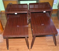 Matching Pair of Side Tables - Measures 22 1/2 T