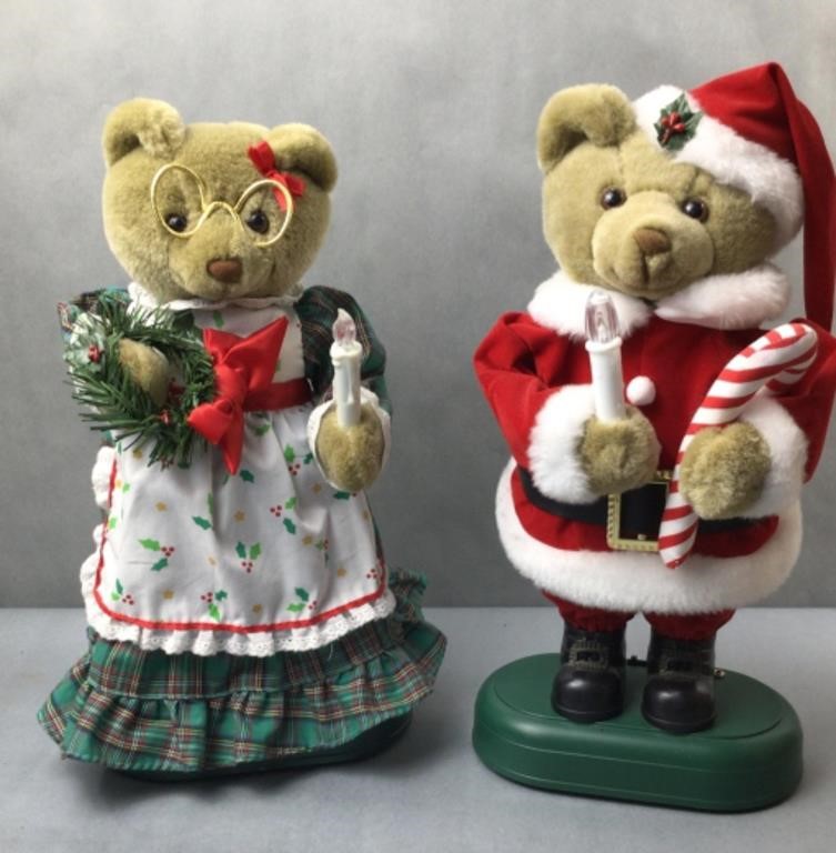 Avon animated musical plush bears