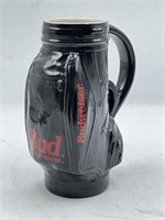 Vintage 1993 Budweiser ceramic golf bag beer mug