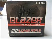 500ct Blazer 22 Long Rifle Ammo (10 mini boxes)
