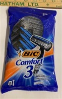 Bic Comfort 3-8 Pack Razors-New