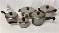 Vintage Revere Ware Saucepans & Stock Pots