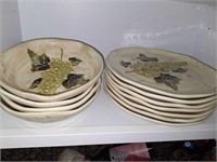 WINE PLATES AND BOWLS