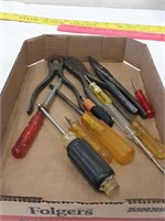 Pliers and screwdrivers