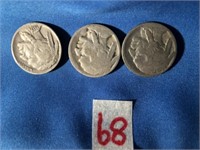 1937 & 2ND Buffalo Nickels