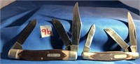 2 Schrade OLd Timer POcket Knives