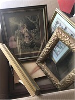 antique frames and pictures