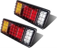 NEW $60 2PK LED Trailer Tail Lights Kit Waterproof