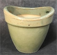 Glazed Green 6" Tall Planter Pot