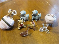Miniature Figurines & Trinket Boxes Tallest 3"