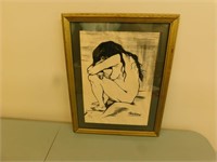 Sorrow Framed Picture (21 x 27)