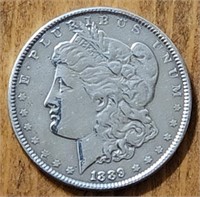 1889 Morgan Silver Dollar VF