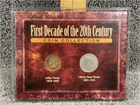 20th Century Coin Set w/ V Nickel & Indian Head