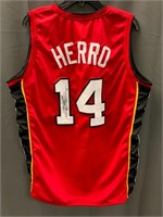 Autographed Tyler Herro Red Heat Jersey