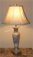 (L) Heavy Marble Base Table Lamp - 32" tall