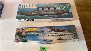 2 sip models, RMS TITANIC 1:570 scale, SS