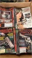 Box of Gun magazines, American Rifleman,