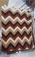 Beautiful patterned afgan blanket & throw blanket