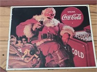1991 Coca-Cola metal sign