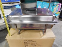 Chafing Dish, Complete with 2 Trays, Lid & Base