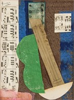 Pablo Picasso Mixed Mieda Musical Collage