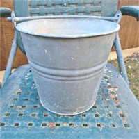 Rustic Galvanized Bucket