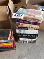 Lot f books including
Apocalypse, watch, spy,