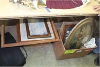 One lot of Misc. Framed Prints & Frames