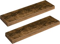 HOOBRO Floating Shelves  Wall Shelf Set of 2  31.5