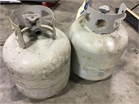 Pair of Modern Propane Grill Tanks