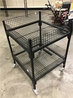 31" x 31" Rolling Cage Cart with Lower Shelf