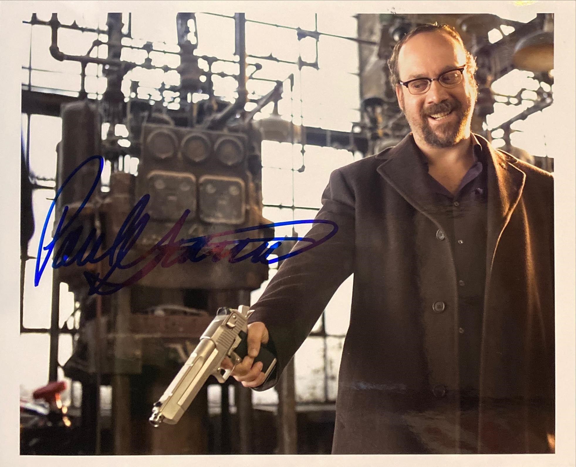 Shoot 'Em Up Paul Giamatti Signed Movie Photo