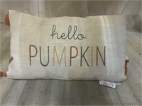“hello Pumpkin” Decorative Throw Pillow